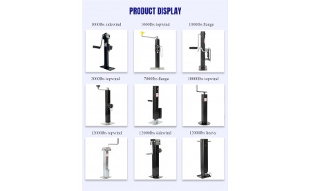 Chenwei trailer jack factory reaches new heights: new hand-crank trailer jack and customized trailer jack bracket released