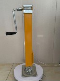 Customize colour yellow 8000LBS Sidewind dismountable handle 3 pipes have 2 travel distance with 4holes plate