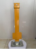 Customize colour yellow 8000LBS Sidewind dismountable handle 3 pipes have 2 travel distance with 4holes plate