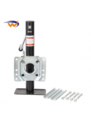 Black Round pipe 1000lbs Trailer Accessories RV Jack
