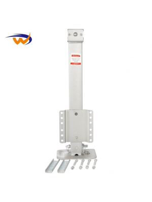 Square tube silver flange 8000