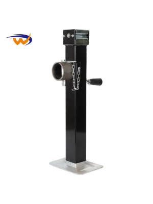 Stainless Steel Welded Square Tube Black 5000lbs Trailer Parts RV Parts Lifting Mechanical Jack