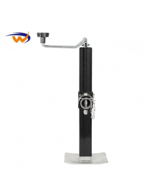 3000lbs Black Powder Coated Stainless Steel Welded Square Tube Trailer Lifting Jack